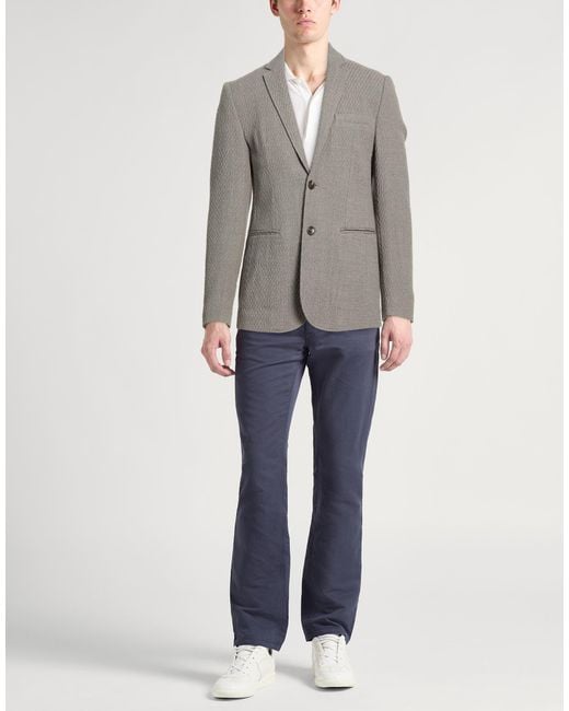 Emporio Armani Gray Blazer for men