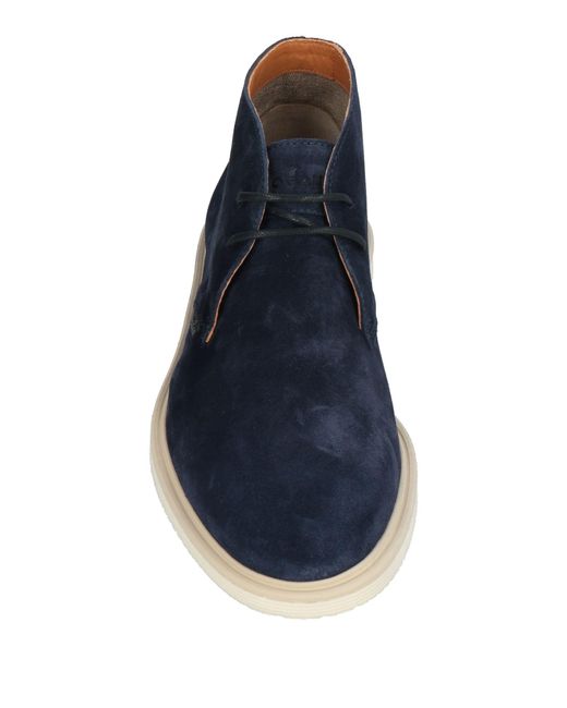 Hogan Blue Ankle Boots for men