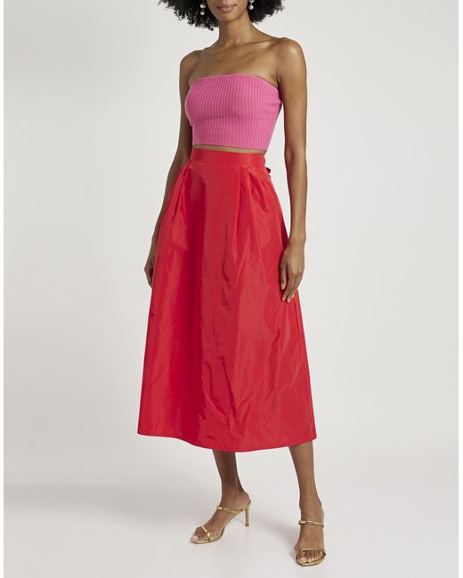 KATE BY LALTRAMODA Red Maxi Skirt
