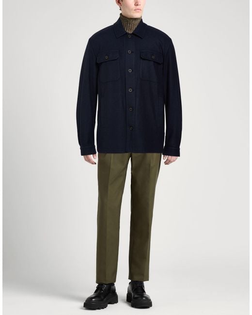 Drumohr Blue Jacket for men