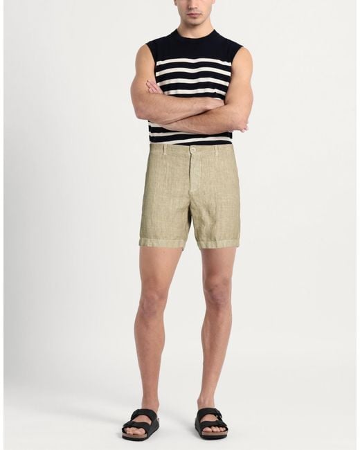 120% Lino Natural Shorts & Bermuda Shorts Linen for men