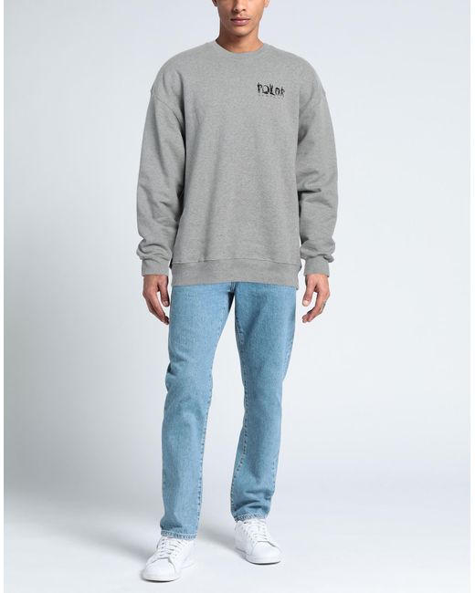 POLAR SKATE Gray Sweatshirt for men