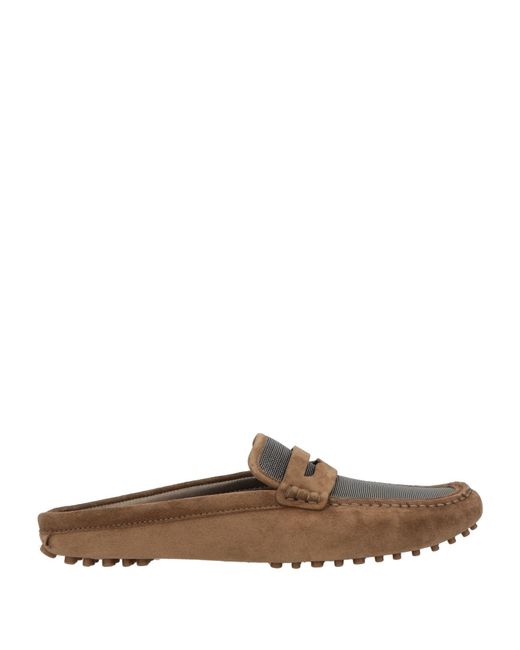 Brunello Cucinelli Brown Mules & Clogs Leather