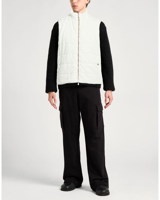 Eleventy White Vests for men