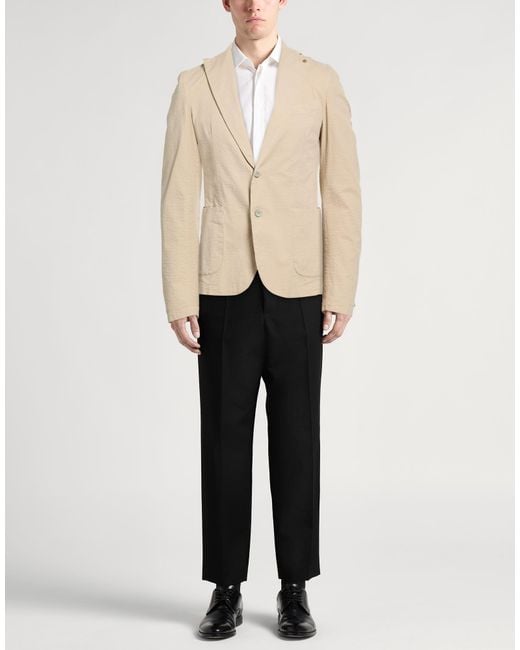 Barbati Natural Blazer Cotton, Elastane for men