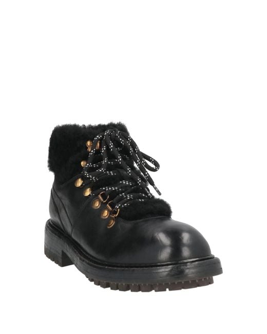 Dolce & Gabbana Black Ankle Boots Leather for men