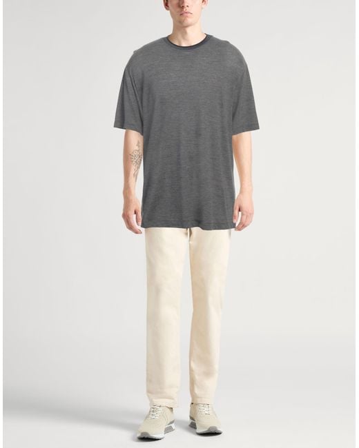 Emporio Armani Gray T-shirt for men