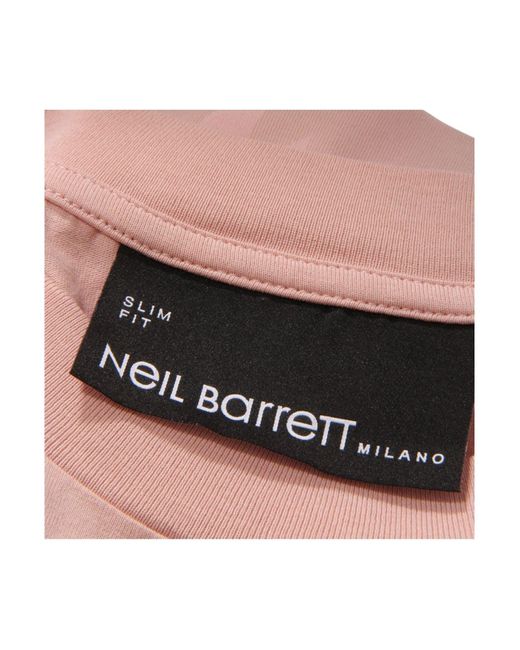 Neil Barrett T-shirts in Pink für Herren