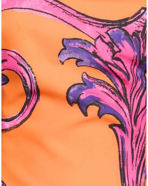 Versace Jeans Couture Pink Top Polyester, Elastane