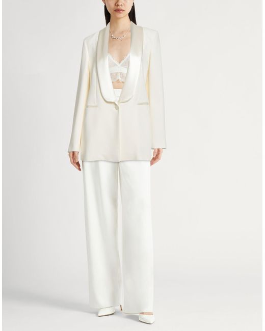 Erika Cavallini Semi Couture White Blazer