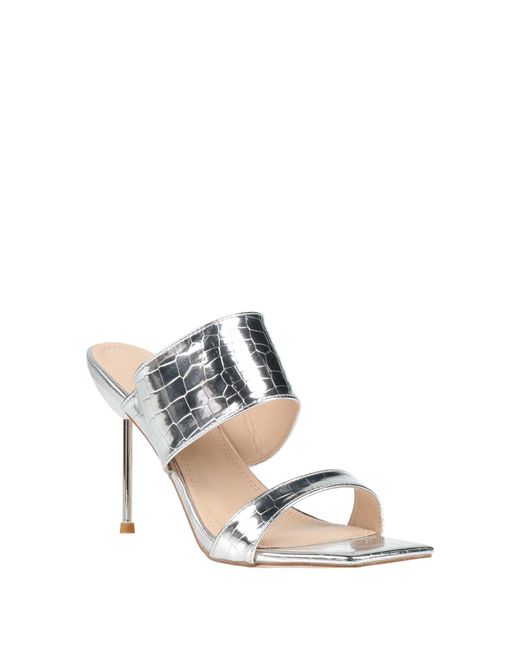 Twenty Four Haitch White Sandals