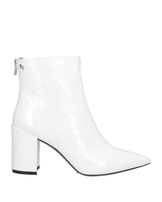 Zadig & Voltaire White Ankle Boots