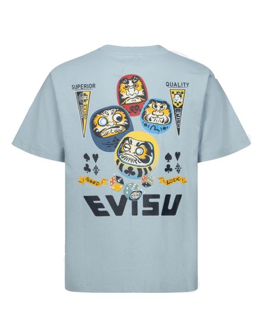 Evisu T-shirts in Blue für Herren