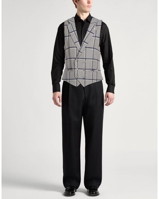 L.b.m. 1911 Gray Waistcoat for men