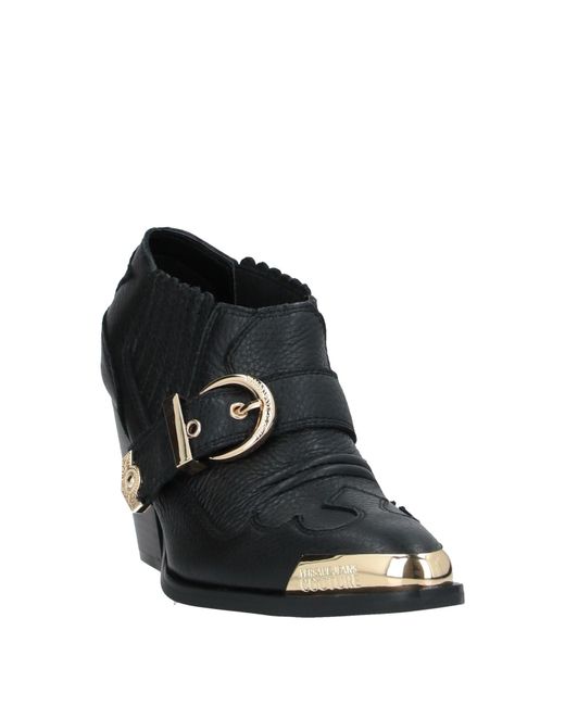 Versace Jeans Couture Black Ankle Boots