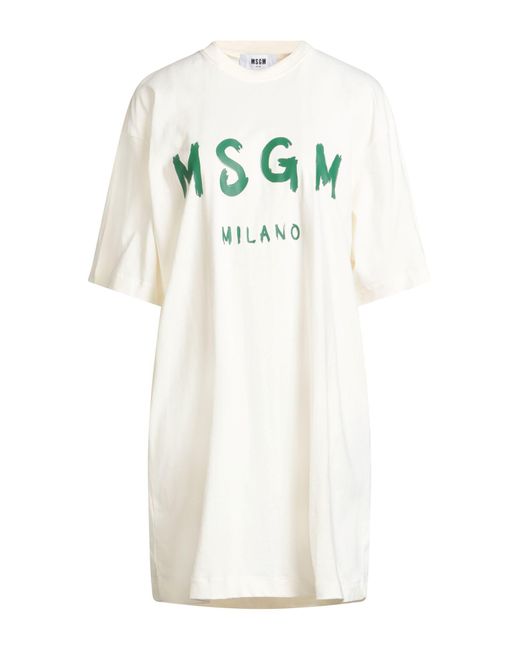 Minivestido MSGM de color White
