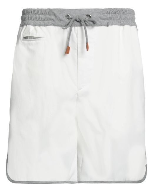 Eleventy White Shorts & Bermuda Shorts for men