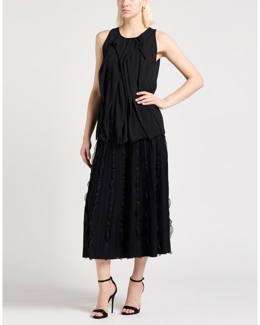 Maria Calderara Black Top Polyester