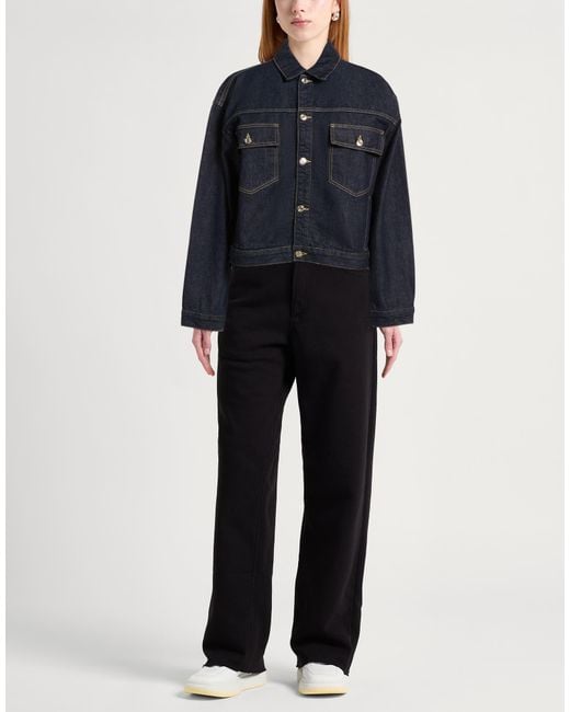 FRAME Blue Denim Outerwear