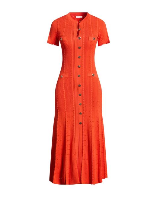 Sandro Red Midi Dresses