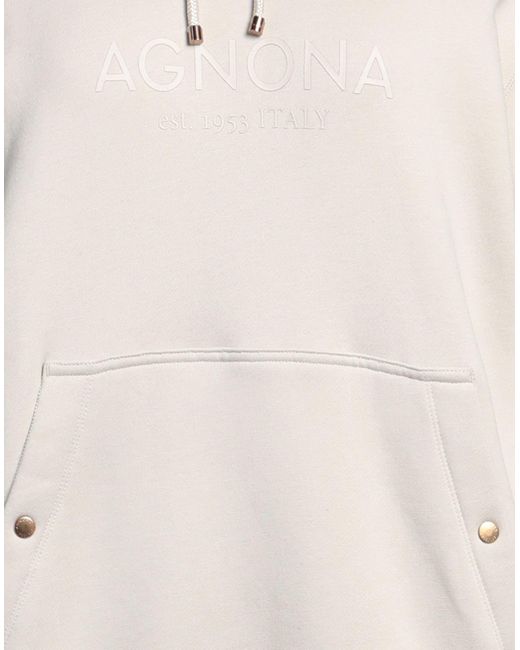 Sweat-shirt Agnona en coloris Natural