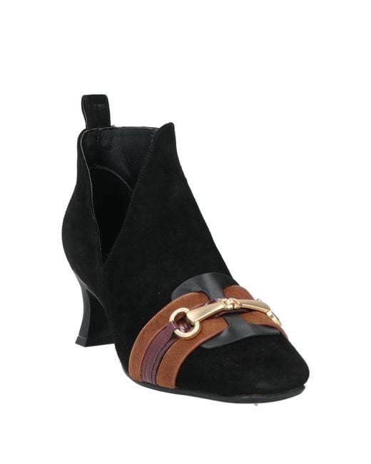 Luciano Barachini Black Ankle Boots Leather
