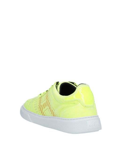 Hogan Suede Low Tops Sneakers In Yellow For Men Lyst