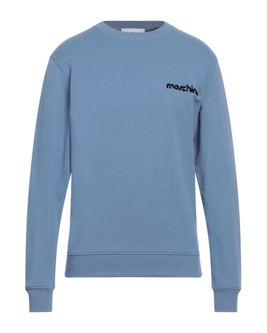 Moschino Blue Sweatshirt for men