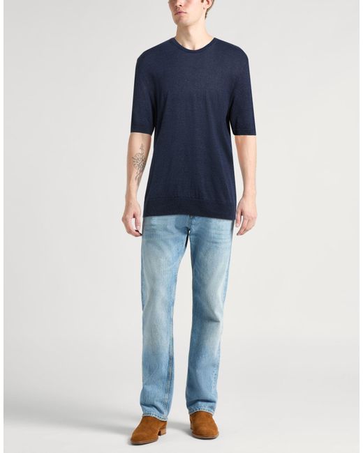 Drumohr Blue Jumper for men