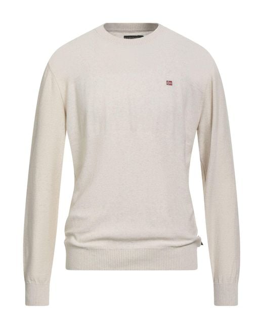 Napapijri White Sweaters for men