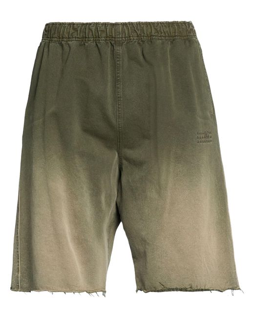 MM6 by Maison Margiela Green Denim Shorts for men