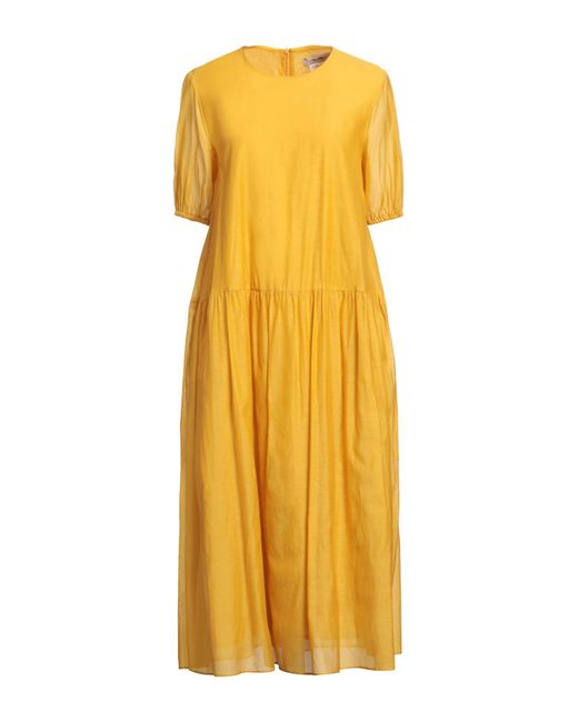 Max Mara Yellow Midi Dress