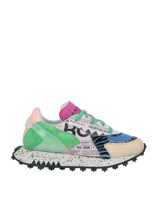 RUN OF Green Trainers
