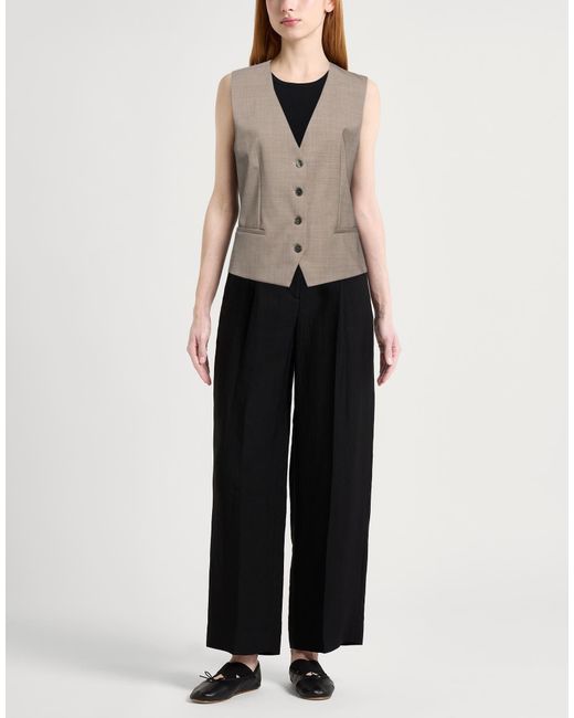 P.A.R.O.S.H. Brown Tailored Vests