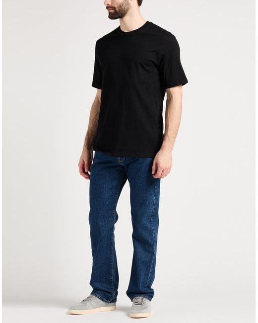 Jil Sander Black T-Shirt Cotton for men