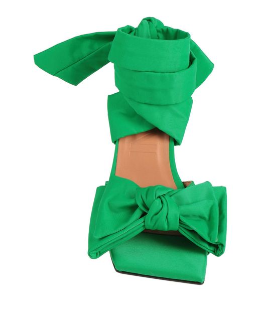 Ganni Green Sandals