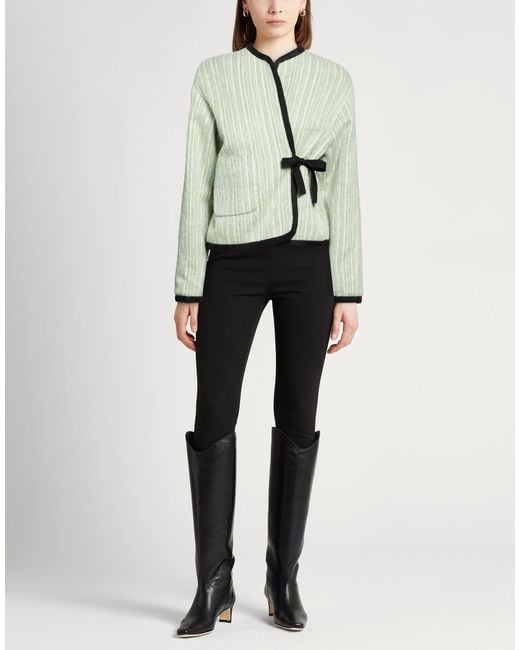 Alysi Green Crème Jacket Wool, Polyamide, Polyester, Alpaca Wool