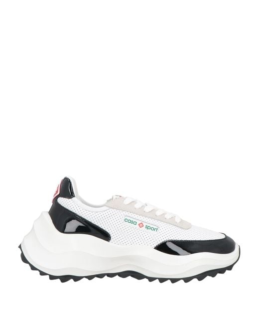 Casablanca White Sneakers Leather for men