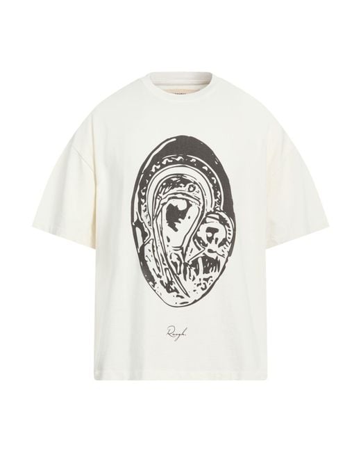 Camiseta ROUGH de hombre de color White