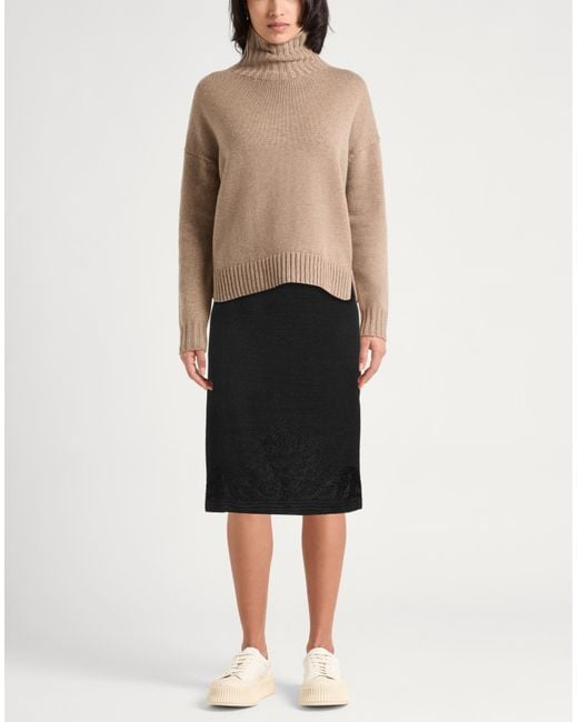 Etro Black Midi Skirt