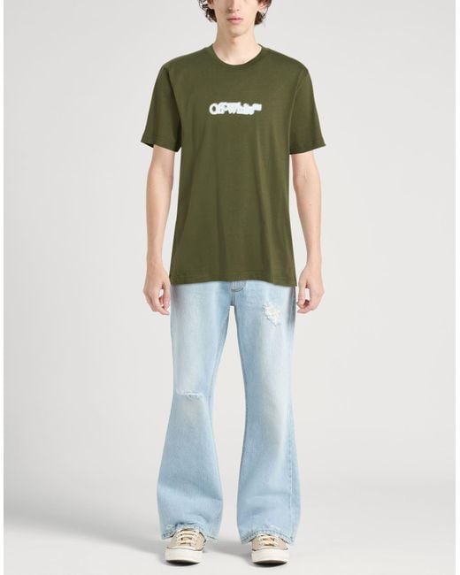 Off-White c/o Virgil Abloh Green T-Shirt for men