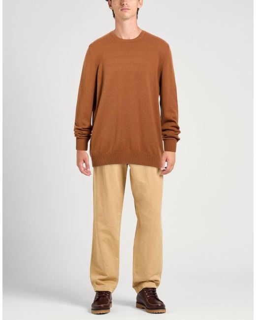 Gran Sasso Brown Sweaters for men
