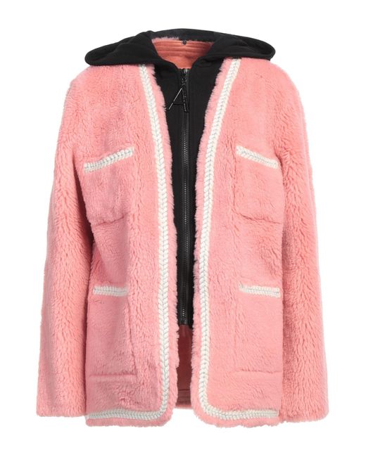Twinset Pink Shearling & Teddy