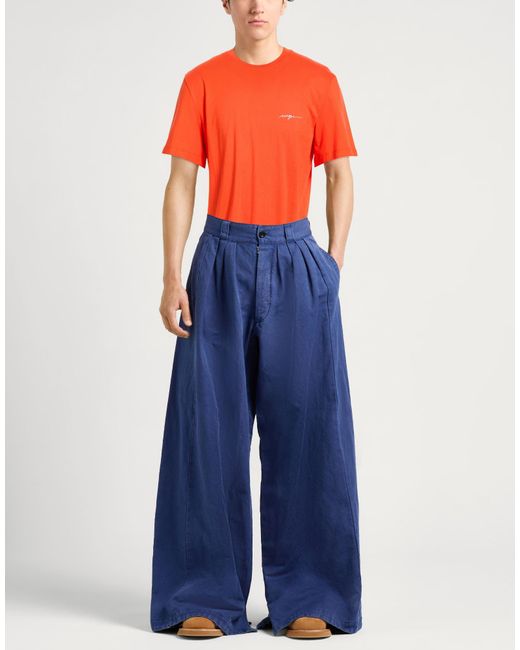 MSGM Orange T-Shirts for men