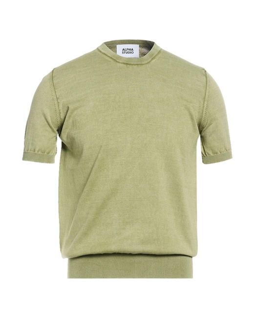 Alpha Studio Pullover in Green für Herren