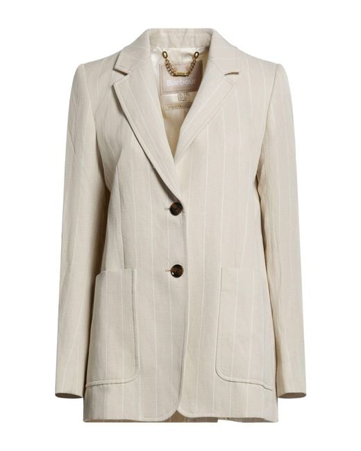 Barbour Natural Modern Heritage Blazer Lyocell, Linen