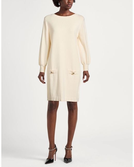 Blugirl Blumarine Natural Mini Dress