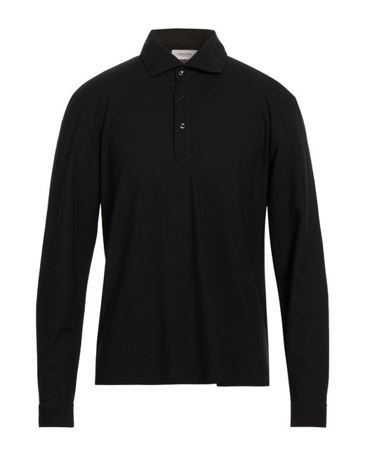 Agnona Black Polo Shirt for men