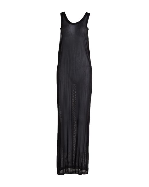 Isabel Benenato Black Maxi Dress Viscose