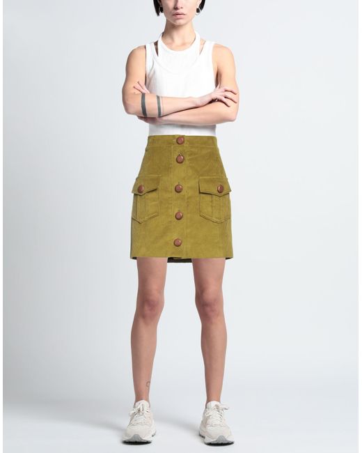 Maria Vittoria Paolillo Green Mini Skirt